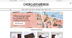 Desktop Screenshot of chokladfabriken.com